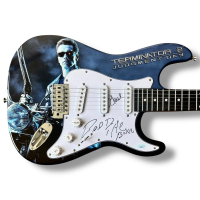 George Thorogood Signed "Terminator II" Custom Stratocaster Guitar Inscribed "Bad To The Bone" (JSA) at PristineAuction.com
