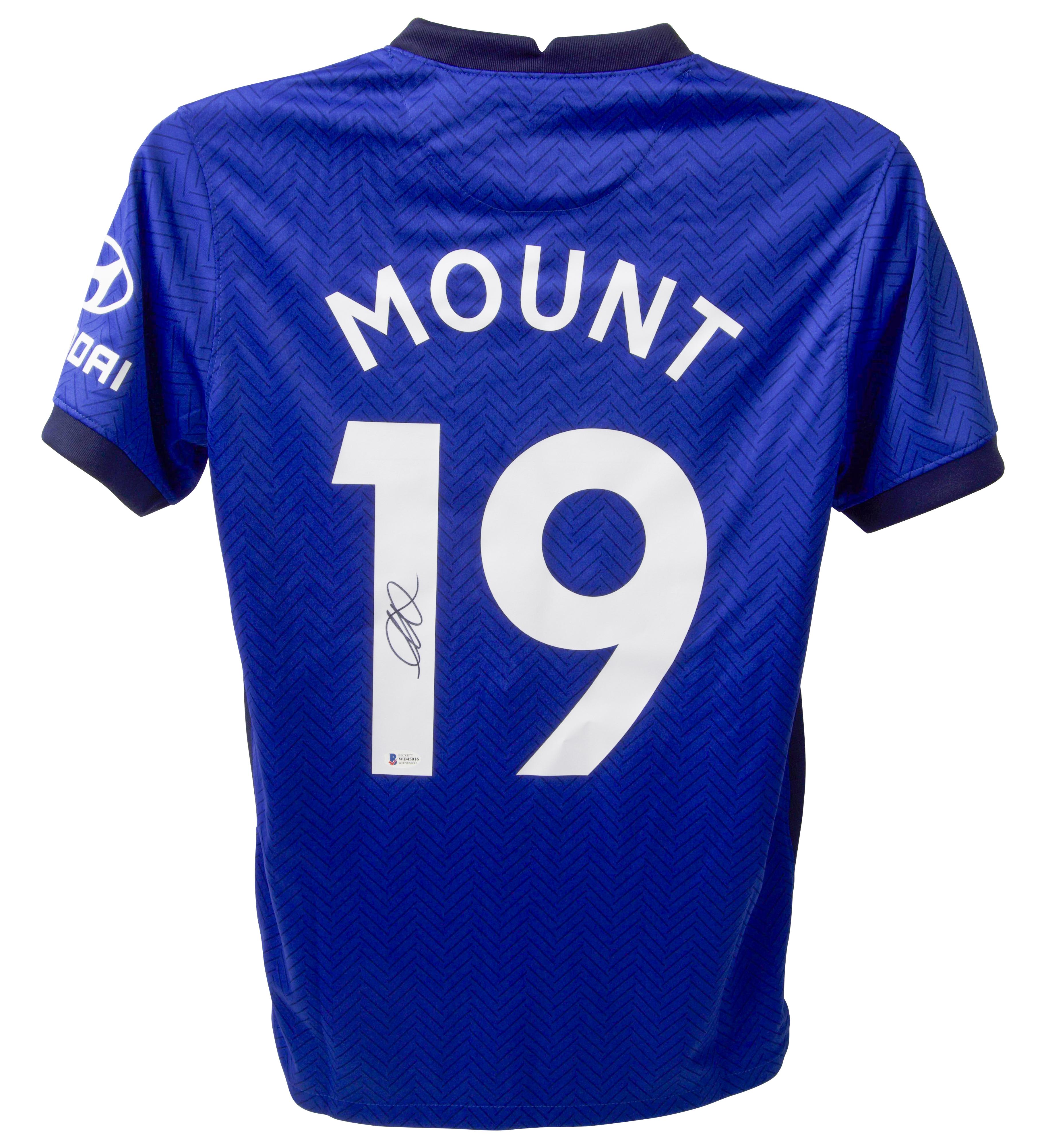 Mason Mount Signed Chelsea Nike Authentic Jersey (Beckett) at PristineAuction.com Mason Mount Signed Chelsea Nike Authentic Jersey (Beckett) at PristineAuction.com