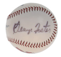 George Foster Signed Indians Logo ML Baseball (JSA) at PristineAuction.com