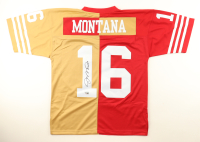 Joe Montana Signed 49ers Mitchell & Ness Authentic Jersey (Fanatics) at PristineAuction.com