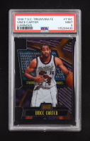 Vince Carter 1998-99 Stadium Club Triumvirate Luminescent #T16C RC (PSA 9) at PristineAuction.com