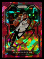 DeMar DeRozan Signed 2020-21 Panini Prizm Prizms Pink Ice #210 (JSA) at PristineAuction.com