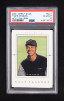 Tiger Woods 2001 Upper Deck Gallery #GG4 RC (PSA 10) at PristineAuction.com