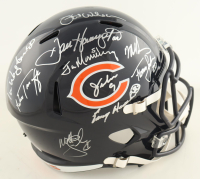 Bears Full-Size Speed Helmet Team-Signed By (10) with Dan Hampton, Mike Singletary, Jim McMahon, Matt Suhey (JSA) at PristineAuction.com
