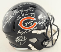 Bears Full-Size Speed Helmet Team-Signed By (10) with Dan Hampton, Mike Singletary, Jim McMahon, Matt Suhey (JSA) at PristineAuction.com