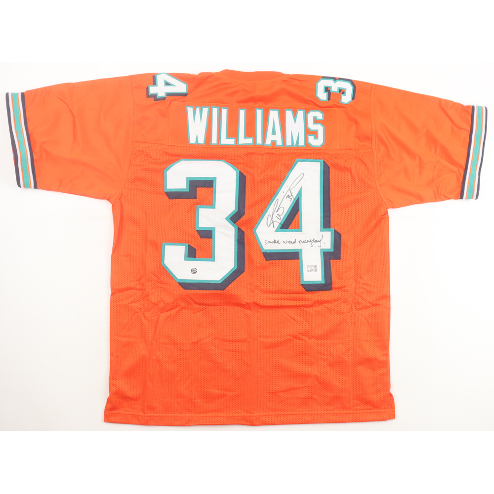 Ricky Williams Signed Jersey Inscribed "Smoke Weed Everyday!" (AWM & Williams) at PristineAuction.com