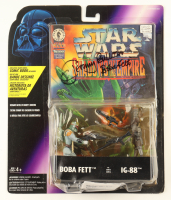 Jeremy Bulloch Signed 1996 Star Wars Shadows Of The Empire Boba Fett Vs. IG-88 Action Figure Set Inscribed "Boba Fett" (Beckett) at PristineAuction.com