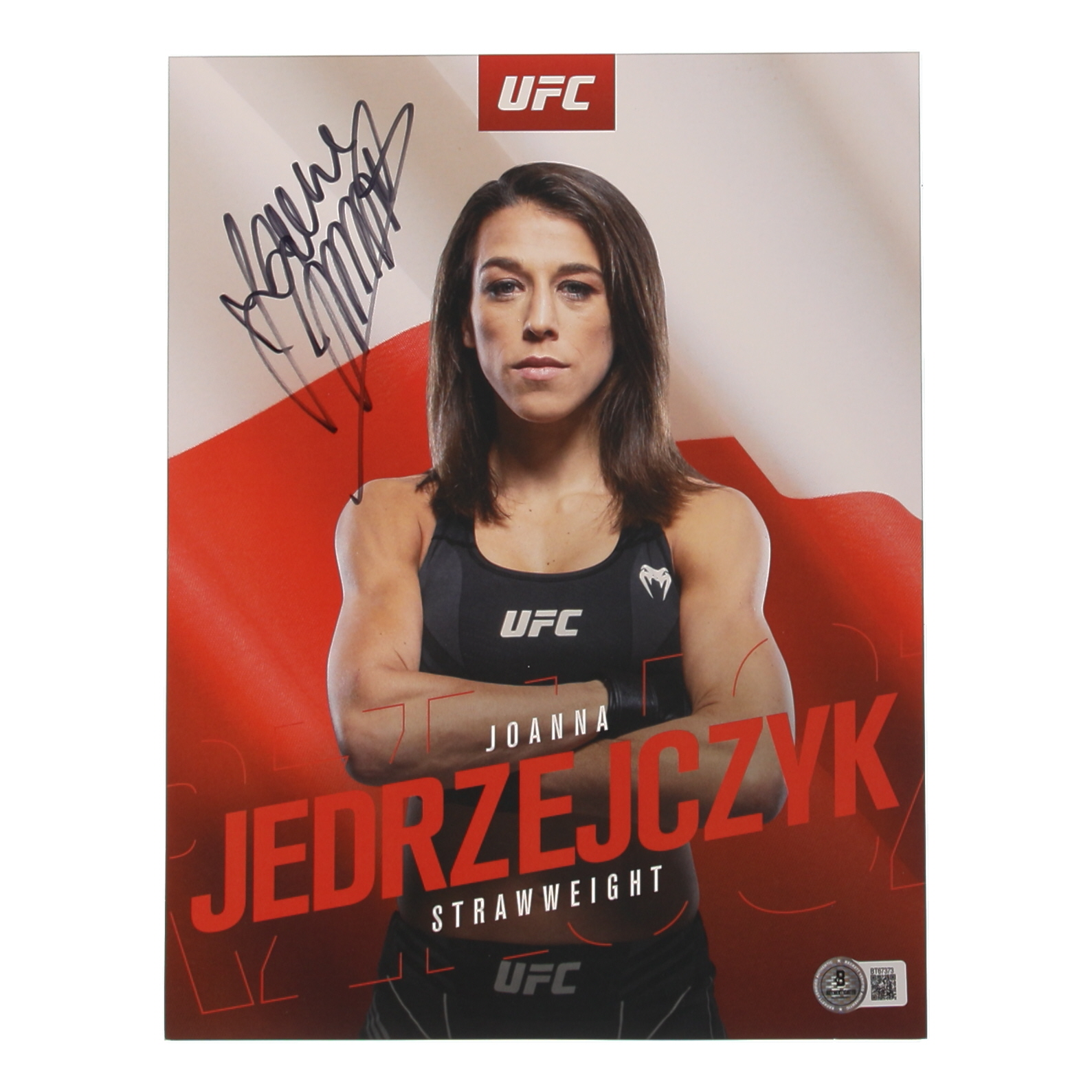 Joanna Jedrzejczyk Signed 8.5x11 Photo (Beckett) | Pristine Auction