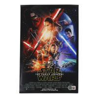 J. J. Abrams Signed "Star Wars: The Force Awakens" 8x12 Poster Print (Beckett) at PristineAuction.com