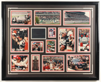 Dale Earnhardt Sr. Signed Trading Card Custom Framed Photo Display (JSA) at PristineAuction.com