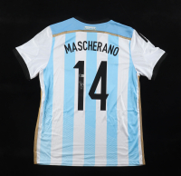 Javier Mascherano Signed Argentina Adidas Authentic Jersey (Beckett) at PristineAuction.com