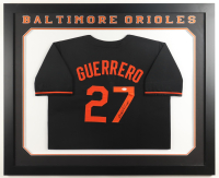 Vladimir Guerrero Signed Custom Framed Jersey Display (JSA) at PristineAuction.com