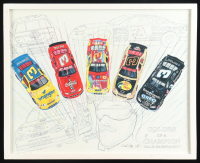 Don Hodson Signed LE "Dale Earnhardt: Colors of a Champion" Custom Framed Lithograph Display #80/250 (Hodson) at PristineAuction.com