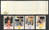 1990-1991 Fleer Basketball Complete Set of (198) Cards Including Michael Jordan #26, Tim Hardaway #63, Shawn Kemp #178 RC, Larry Bird #8 at PristineAuction.com