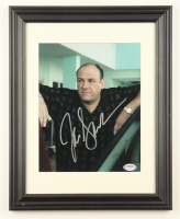 James Gandolfini Signed "The Sopranos" Custom Framed Photo Display (PSA) at PristineAuction.com