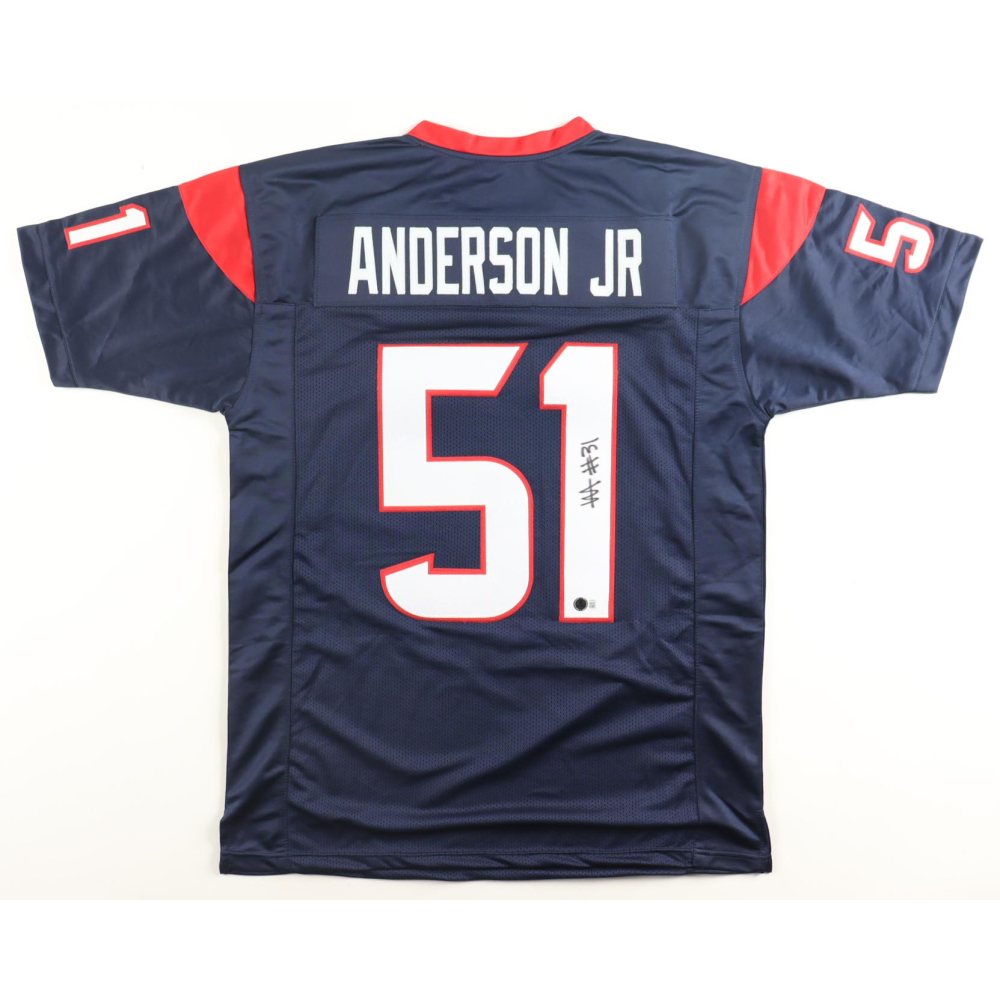 Will Anderson Jr. Signed Jersey (Beckett) at PristineAuction.com