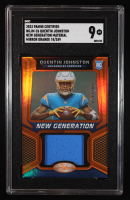 Quentin Johnston 2023 Certified New Generation Jerseys Mirror Orange #26 RC #74/249 (SGC 9) at PristineAuction.com