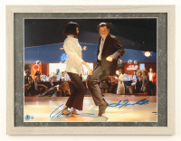 John Travolta & Uma Thurman Signed "Pulp Fiction" Custom Framed Photo Display (Beckett) at PristineAuction.com