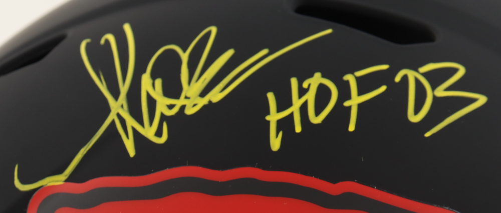 Marcus Allen Signed Chiefs Full-Size Authentic On-Field Eclipse Alternate Speed Helmet Inscribed "HOF 03" (Beckett) at PristineAuction.com Marcus Allen Signed Chiefs Full-Size Authentic On-Field Eclipse Alternate Speed Helmet Inscribed "HOF 03" (Beckett) at PristineAuction.com