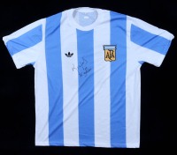 Mario Kempes Signed Jersey Inscribed "El Matador" (JSA) at PristineAuction.com