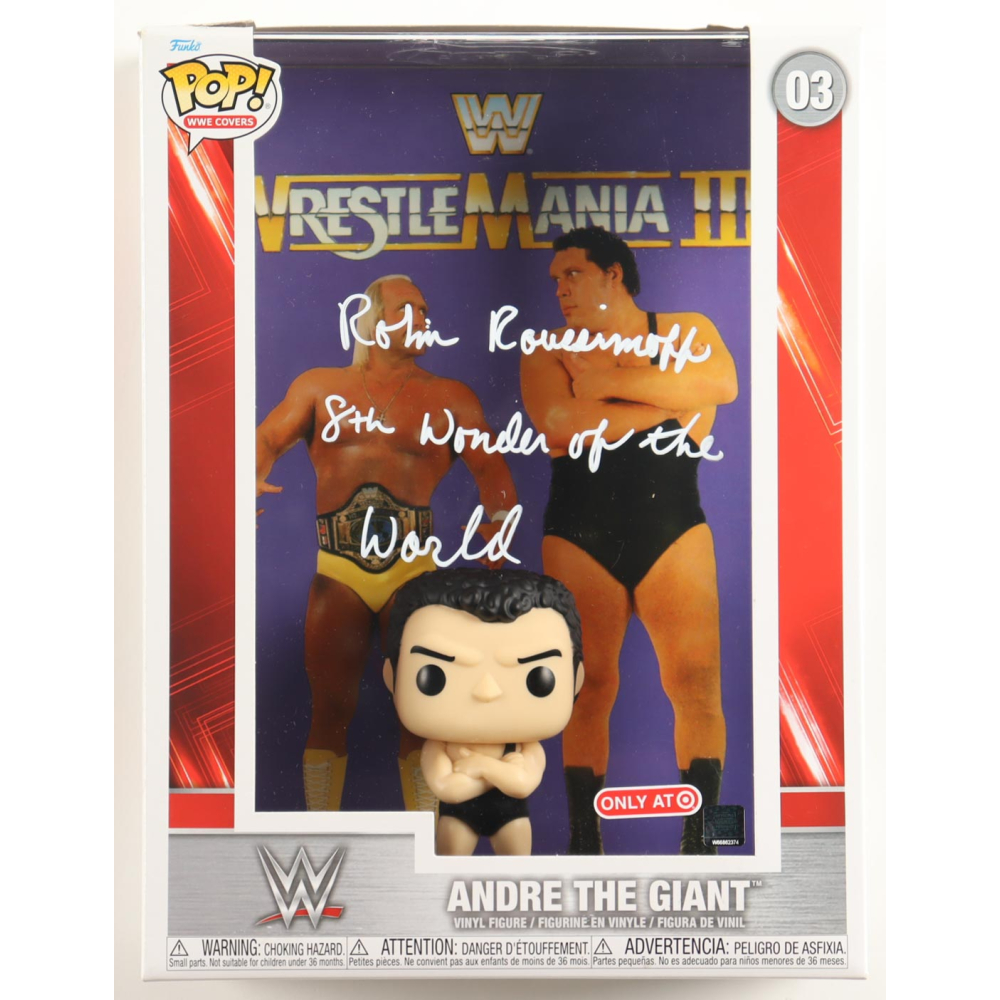 Robin Roussimoff Signed WWE Covers #03 Andre The Giant Funko Pop! Vinyl ...
