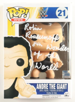 Robin Roussimoff Signed WWE #21 Andre The Giant Funko Pop! Vinyl Figure Inscribed "8th Wonder of the World" (PSA) at PristineAuction.com