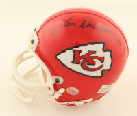 Len Dawson Signed Chiefs Mini Helmet (Beckett) at PristineAuction.com