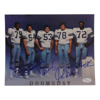 Cowboys "Doomsday Defense" 8x10 Photo Signed by (5) with Randy White, George Andrie, Bob Lilly, Ed Jones (JSA) at PristineAuction.com
