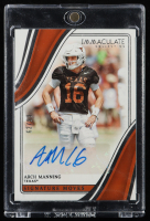 Arch Manning 2023 Immaculate Collection Collegiate Signature Moves #3 RC #62/99 at PristineAuction.com