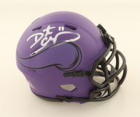 Daunte Culpepper Signed Vikings Rave Alternate Speed Mini Helmet (JSA) at PristineAuction.com