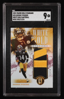 George Pickens 2023 Panini Gold Standard White Gold Materials Prime #28 #5/24 (SGC 9) at PristineAuction.com