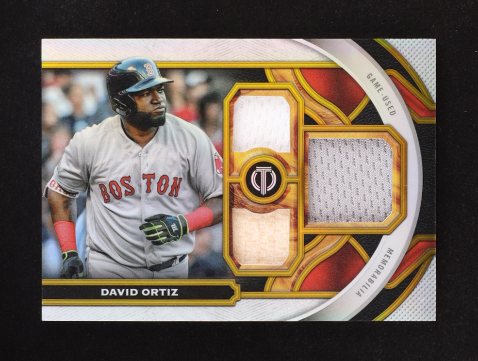 David Ortiz 2023 Topps Tribute Triple Relics Gold #TRDO #05/75 at PristineAuction.com David Ortiz 2023 Topps Tribute Triple Relics Gold #TRDO #05/75 at PristineAuction.com