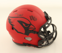 Marvin Harrison Jr. Signed Cardinals Rave Alternate Speed Mini Helmet Inscribed "Go Cards!" (JSA) at PristineAuction.com