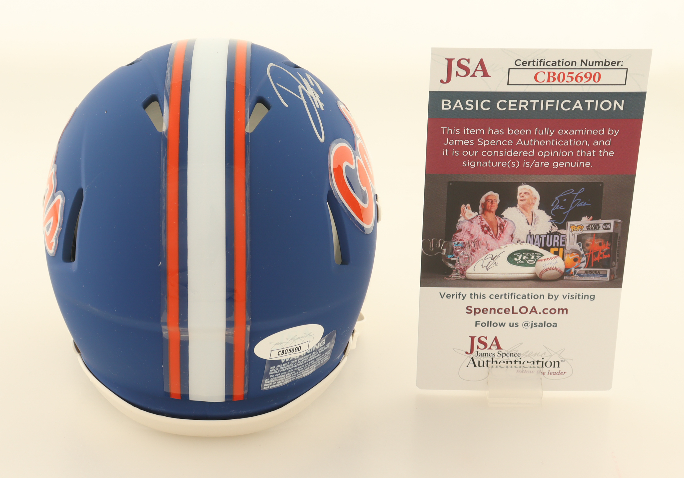 DJ Lagway Signed Florida Gators Speed Mini Helmet (JSA) at PristineAuction.com DJ Lagway Signed Florida Gators Speed Mini Helmet (JSA) at PristineAuction.com