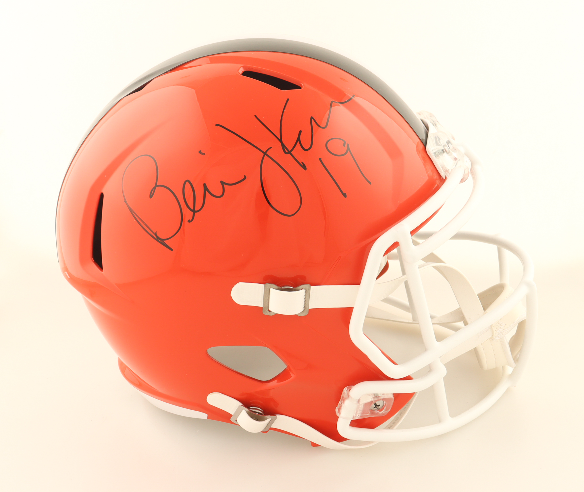Bernie Kosar Signed Browns Full-Size Speed Helmet (JSA) at PristineAuction.com Bernie Kosar Signed Browns Full-Size Speed Helmet (JSA) at PristineAuction.com