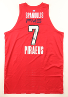 Vassilis Spanoulis Signed Olympiacos B.C. Nike Authentic Jersey (JSA) at PristineAuction.com