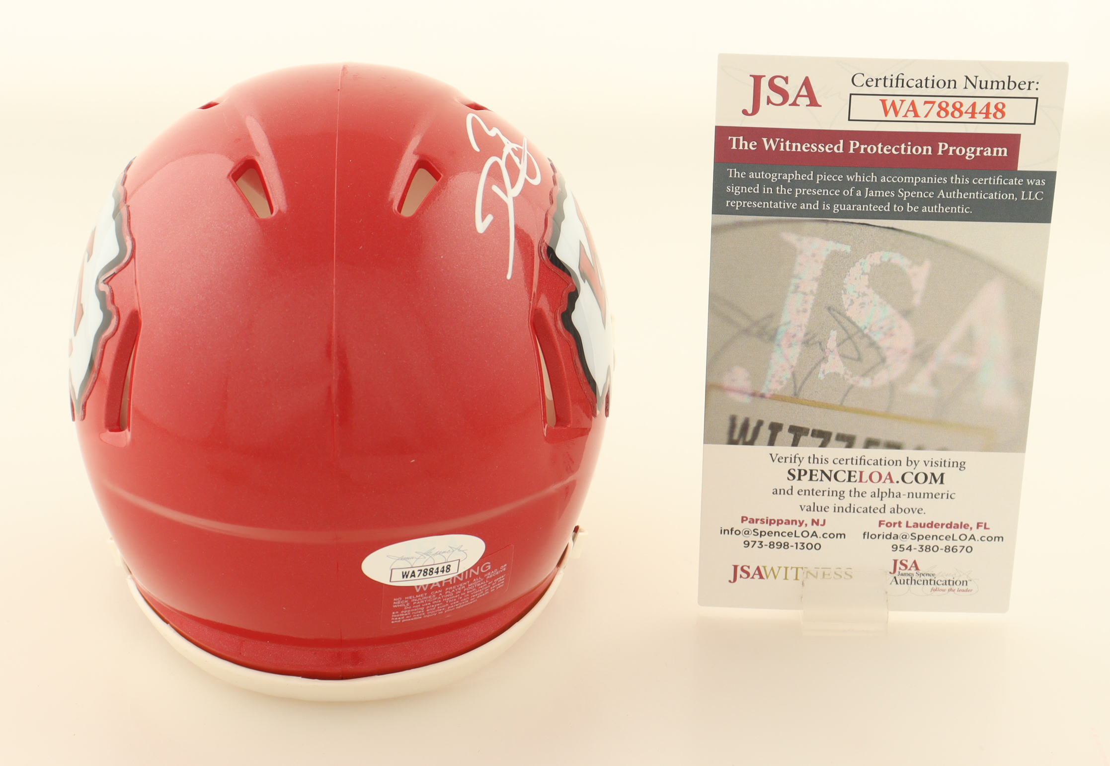 Dwayne Bowe Signed Chiefs Speed Mini Helmet (JSA) at PristineAuction.com Dwayne Bowe Signed Chiefs Speed Mini Helmet (JSA) at PristineAuction.com