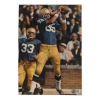 Jim Seymour Signed Notre Dame Fighting Irish 7.5x11 Magazine Cut (Beckett) at PristineAuction.com