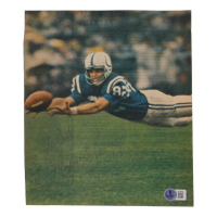 Raymond Berry Signed Colts 7.5x11 Magazine Cut (Beckett) at PristineAuction.com