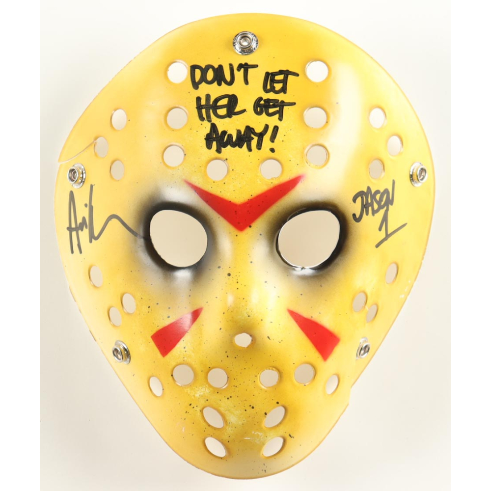 Ari Lehman Signed "Friday the 13th" Mask Inscribed "Jason 1" & "Don't Let Her Get Away!" (Beckett) at PristineAuction.com