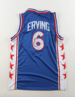 Julius "Dr. J" Erving Signed 76ers Mitchell & Ness Authentic Jersey (PSA) at PristineAuction.com