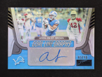 Amon-Ra St. Brown 2022 Panini Playbook Goal Line Graphs Autographs #39 #83/99 at PristineAuction.com