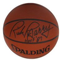 Rick Barry Signed NBA Basketball Inscribed "HOF '87" (PSA) at PristineAuction.com