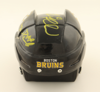 Brad Marchand, Patrice Bergeron, & David Pastrnak Signed Bruins Logo Mini Coin Bank (Marchand, Bergeron, & Pastrnak) at PristineAuction.com