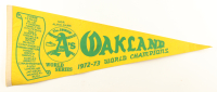 1972-73 Athletics World Champions Felt Pennant Flag at PristineAuction.com