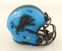 Jason Hanson Signed Lions Rave Alternate Speed Mini Helmet (Beckett) at PristineAuction.com