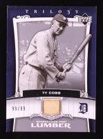 Ty Cobb 2005 Upper Deck Trilogy Generations Past Lumber Silver #TC #99/99 at PristineAuction.com