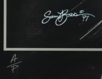 Dale Earnhardt Sr. Signed NASCAR "Black Attack!" Custom Framed Print (JSA) at PristineAuction.com