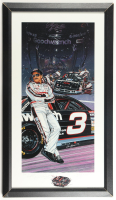 Dale Earnhardt Sr. Signed NASCAR "Fade To Black" Custom Framed Print (JSA) at PristineAuction.com