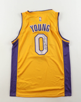 Nick Young Signed Lakers Adidas Authentic Jersey Inscribed "Swaggy P" (PSA) at PristineAuction.com